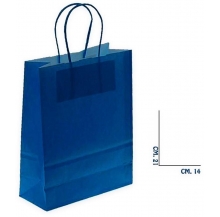 saco kraft azul 14x8.5x21.5 cx 50