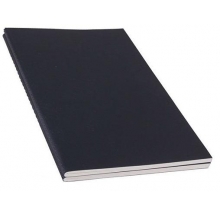 caderno capa preta a5 quad.