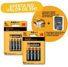 pack kodak pilhas c/2 ofertas