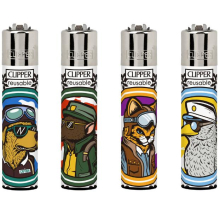 isqueiros clipper pilot animal