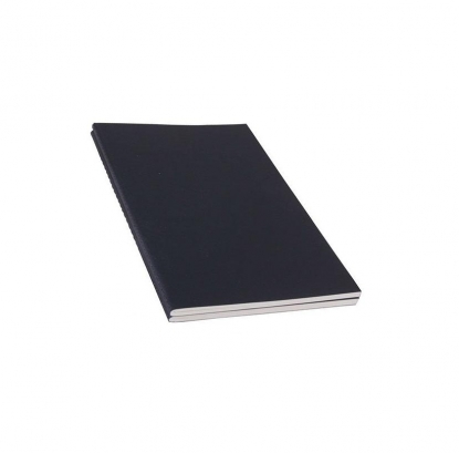 caderno capa preta a5 quad.