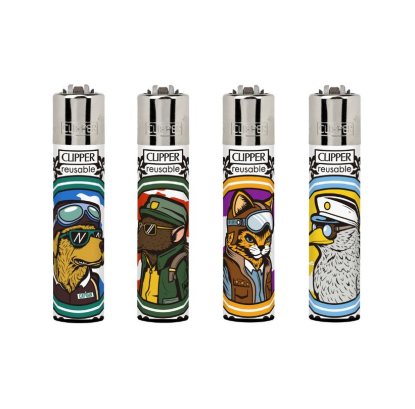 isqueiros clipper pilot animal