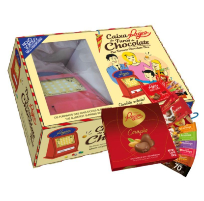 caixa furos chocolate 520g