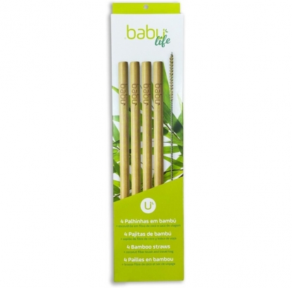 kit palhinhas bambu cx 5