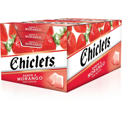 chiclets morango 16,8g (x14)