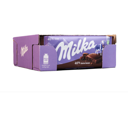 milka extra cacau 90g (x25)