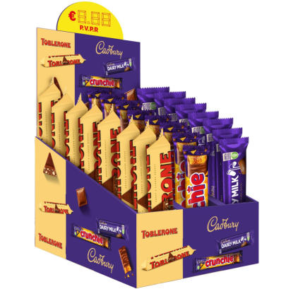 exp toblerone + cadbury (36un)