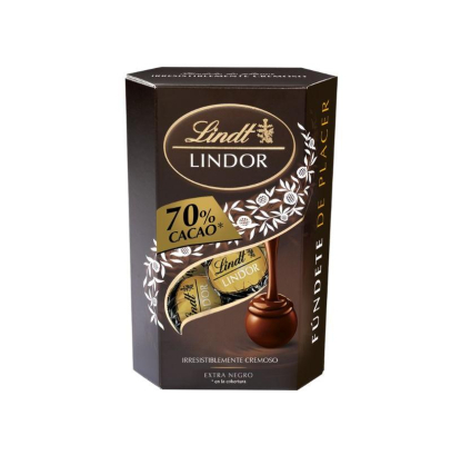 lindor chocolate negro75gr